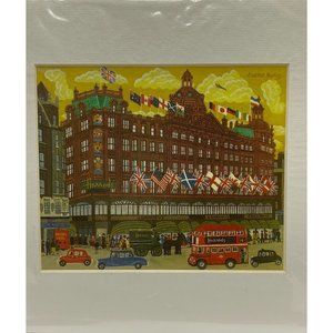 Harrods KnightsBridge Andrew Murray print